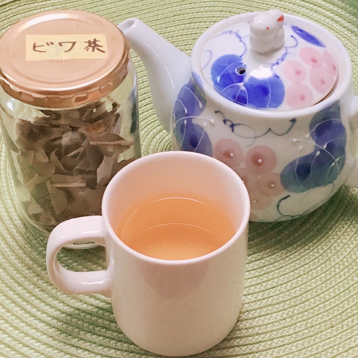 びわの葉でびわ茶✧˖°